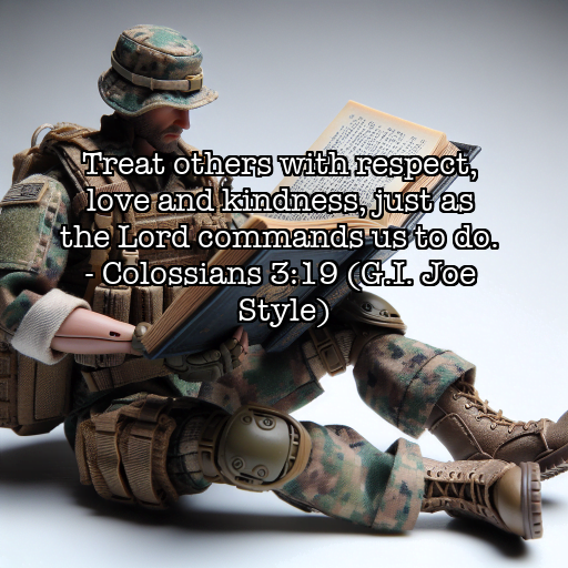 A Colossians 3:19 Meme By G.i. Joe (the Cartoon Character)